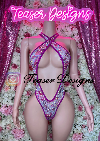 OS holographic money bodysuit