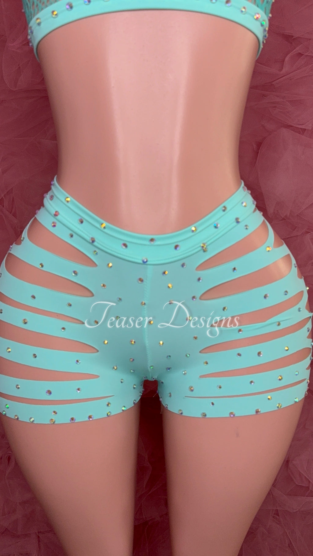 Clawdia short set (OSFM) deluxe stones