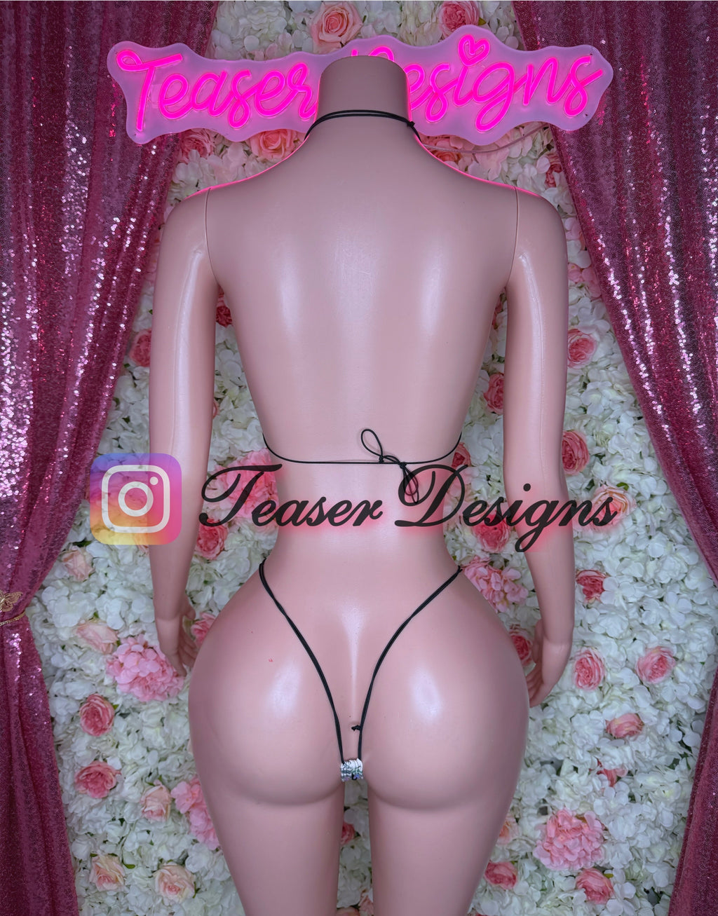 One size mesh bikini